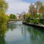 Paddleboarding tour in Ljubljana